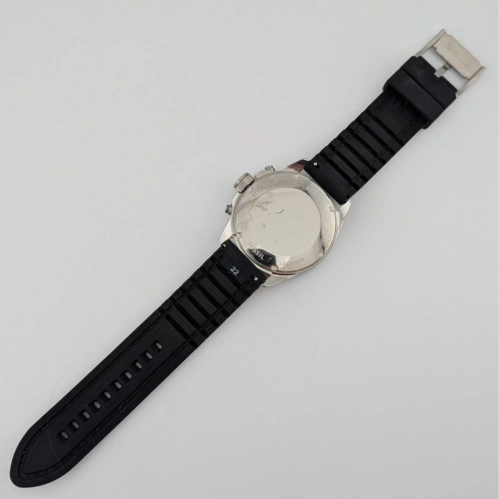 Fossil Decker CH25731E Men's Chronograph Black Dial Tachymeter 44mm Watch